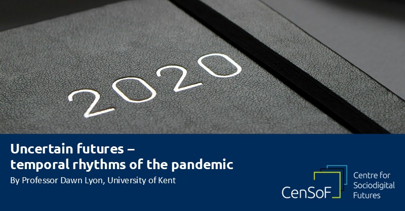 Centre for Sociodigital Futures (CenSoF) (@sociodigfutures) on Twitter photo Earlier this year we had the pleasure of hearing Professor Dawn Lyon give a fascinating talk on her research into uncertain futures and disturbed temporal rhythms of the pandemic. She’s now shared her insights in a new blog post, live today.
…ciodigitalfutures.blogs.bristol.ac.uk/2025/05/06/unc…
#COVID19 Earlier this year we had the pleasure of hearing Professor Dawn Lyon give a fascinating talk on her research into uncertain futures and disturbed temporal rhythms of the pandemic. She’s now shared her insights in a new blog post, live today.
…ciodigitalfutures.blogs.bristol.ac.uk/2025/05/06/unc…
#COVID19