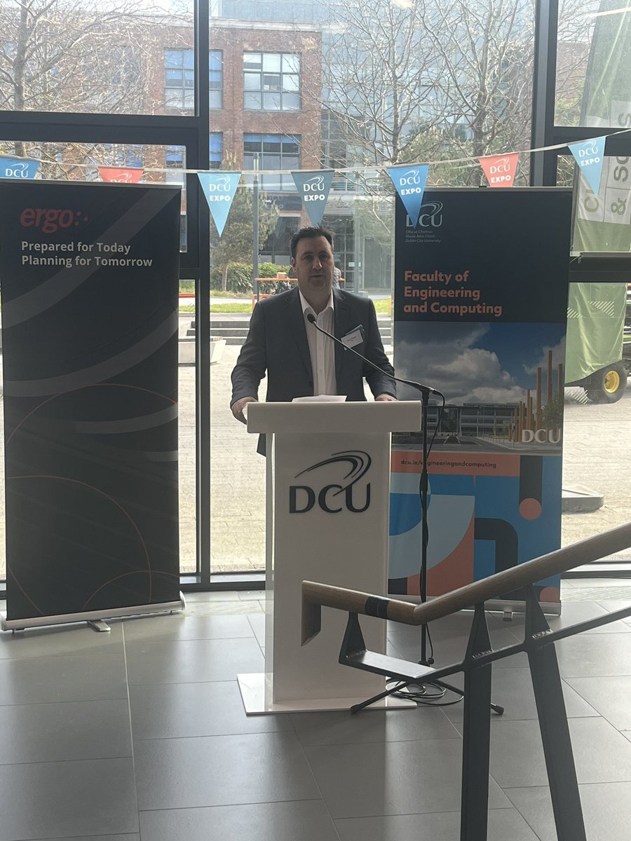 DCU Engineering (@dcuengineering) on Twitter photo Some snaps from today’s opening speeches given by <a href="/DCU/">Dublin City University</a> president Prof Daire Keogh, Executive Dean Dr Jennifer Bruton, and COO of Ergo Conal O’Donnell📸 Some snaps from today’s opening speeches given by <a href="/DCU/">Dublin City University</a> president Prof Daire Keogh, Executive Dean Dr Jennifer Bruton, and COO of Ergo Conal O’Donnell📸