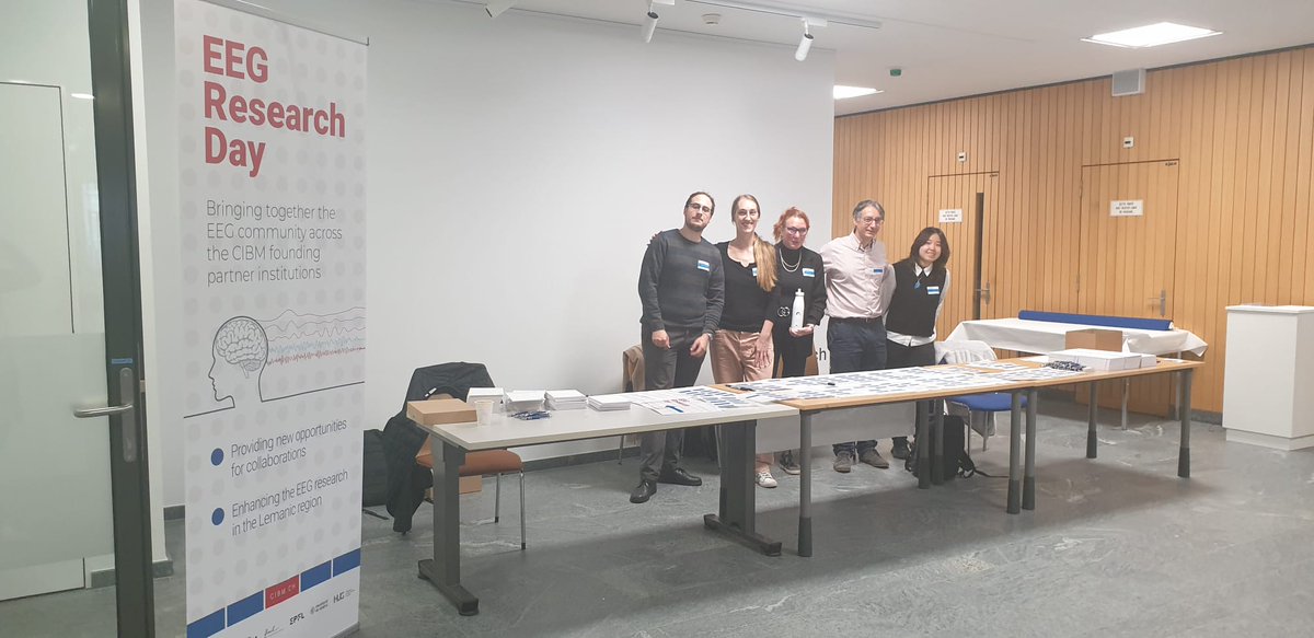 CIBM_ch's tweet image. 🧠 The inaugural #CIBM #EEGResearchDay is in full swing at @hug_ge!
Started this morning with fascinating talks on future EEG directions and more exciting sessions to come!
Join us until 17:00 if you're nearby!
#Neuroscience #CIBM