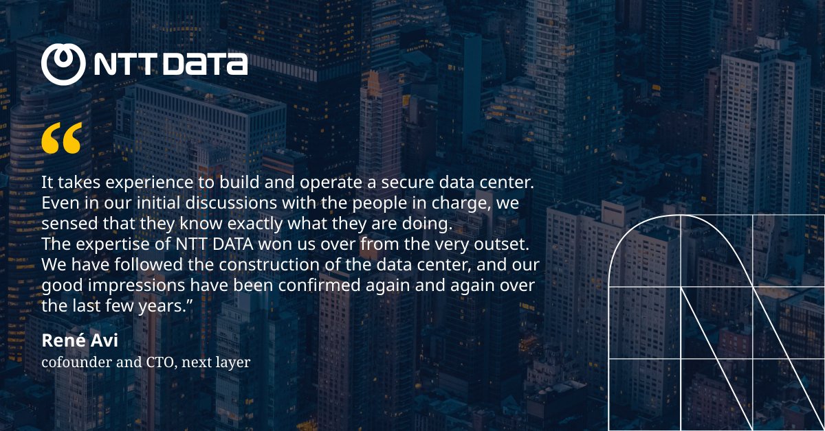 nttdata_inc's tweet image. We've partnered with @next_layer to ensure a decade of failure-free infrastructure. 🤝

This collaboration has enabled next layer to maintain high reliability and performance. Discover how our expertise drove business success in our #CaseStudy: bit.ly/42uey1o