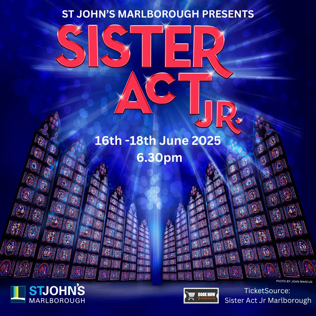 St Johns Marlborough (@stjohnsmarlb) on Twitter photo Get ready for an unforgettable evening with Sister Act Jr. at St John's Marlborough from June 16-18, 2025 at 6:30 PM.
Don't miss out on the fun—grab your tickets now
⏩⏩ticketsource.co.uk/stjohnstheatre… ⏪⏪
<a href="/ExcaliburAT/">Excalibur Academies Trust</a> #StJohnsMarlborough #SisterActJr Get ready for an unforgettable evening with Sister Act Jr. at St John's Marlborough from June 16-18, 2025 at 6:30 PM.
Don't miss out on the fun—grab your tickets now
⏩⏩ticketsource.co.uk/stjohnstheatre… ⏪⏪
<a href="/ExcaliburAT/">Excalibur Academies Trust</a> #StJohnsMarlborough #SisterActJr