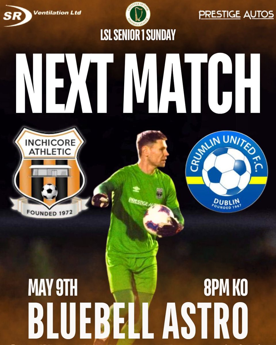 Inchicore Ath FC (@inchicoreathfc) on Twitter photo This Friday we welcome <a href="/crumlinunited/">Crumlin United</a> to bluebell Astro for a 8pm ko. Get up and support the lads. Should be a cracker ⚽️⚽️⚽️⚽️ <a href="/TonyGri65917175/">Tony Griffiths</a> <a href="/AlQuinn2015/">LSL Live Update’s</a> <a href="/LSLLeague/">Leinster Senior League</a> <a href="/FinalWhistleIE/">FinalWhistle.ie</a> <a href="/hitthechannels/">Football lover</a> This Friday we welcome <a href="/crumlinunited/">Crumlin United</a> to bluebell Astro for a 8pm ko. Get up and support the lads. Should be a cracker ⚽️⚽️⚽️⚽️ <a href="/TonyGri65917175/">Tony Griffiths</a> <a href="/AlQuinn2015/">LSL Live Update’s</a> <a href="/LSLLeague/">Leinster Senior League</a> <a href="/FinalWhistleIE/">FinalWhistle.ie</a> <a href="/hitthechannels/">Football lover</a>