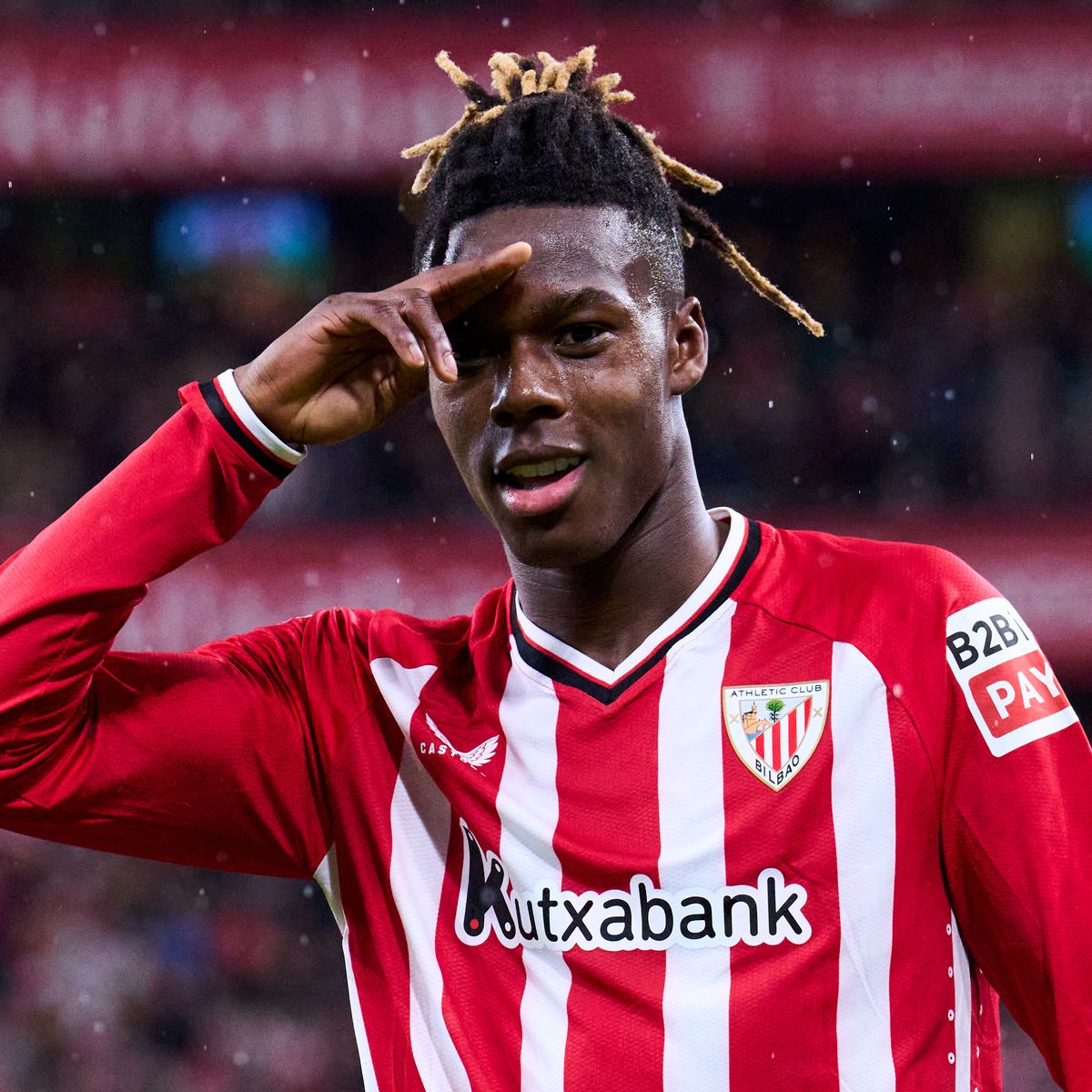 UnitedStandMUFC's tweet photo. 🚨 OFFICIAL: Nico Williams, Inaki Williams and Oihan Sancet did not travel with Athletic Club ahead of tomorrow's semi final second leg. #mufx