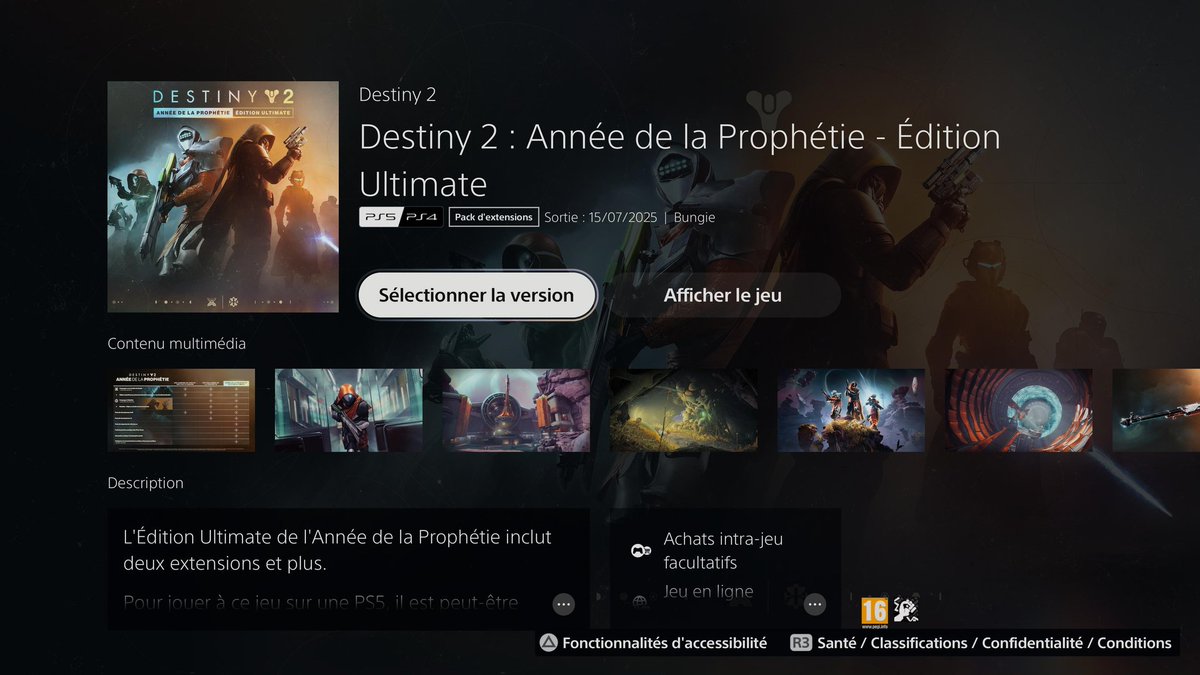 Bon ben take my money en fait🫰💵 ❤️

Par contre j'espère vraiment le retour des doublages Fr pour le dlc... Pasque le fait qu'aucune des bandes d'annonces d'hier ne soit sortie en vf sur la chaine youtube de destiny m'effraie un peu.

Se taper un dlc sans voix comme la saison