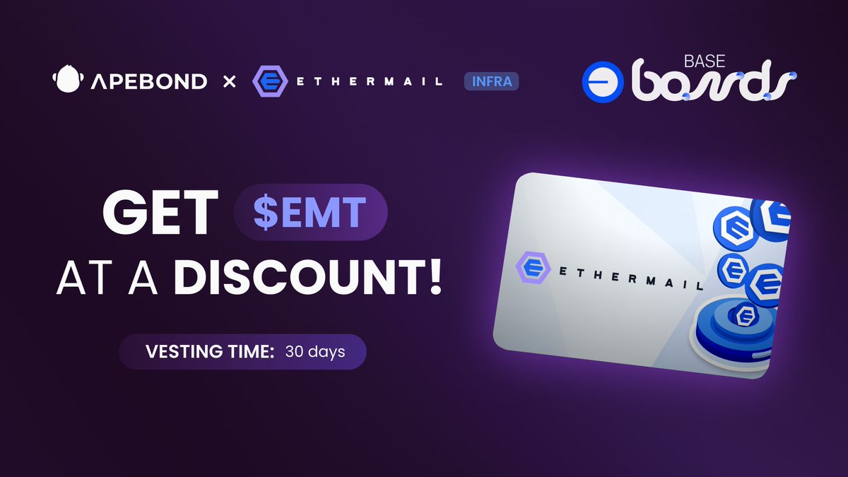 Don't miss the opportunity to get extra $EMT tokens through our exclusive 30-day vesting Bond with <a href="/ApeBond/">ApeBond</a> 

Find out more at apebond.click/EMT