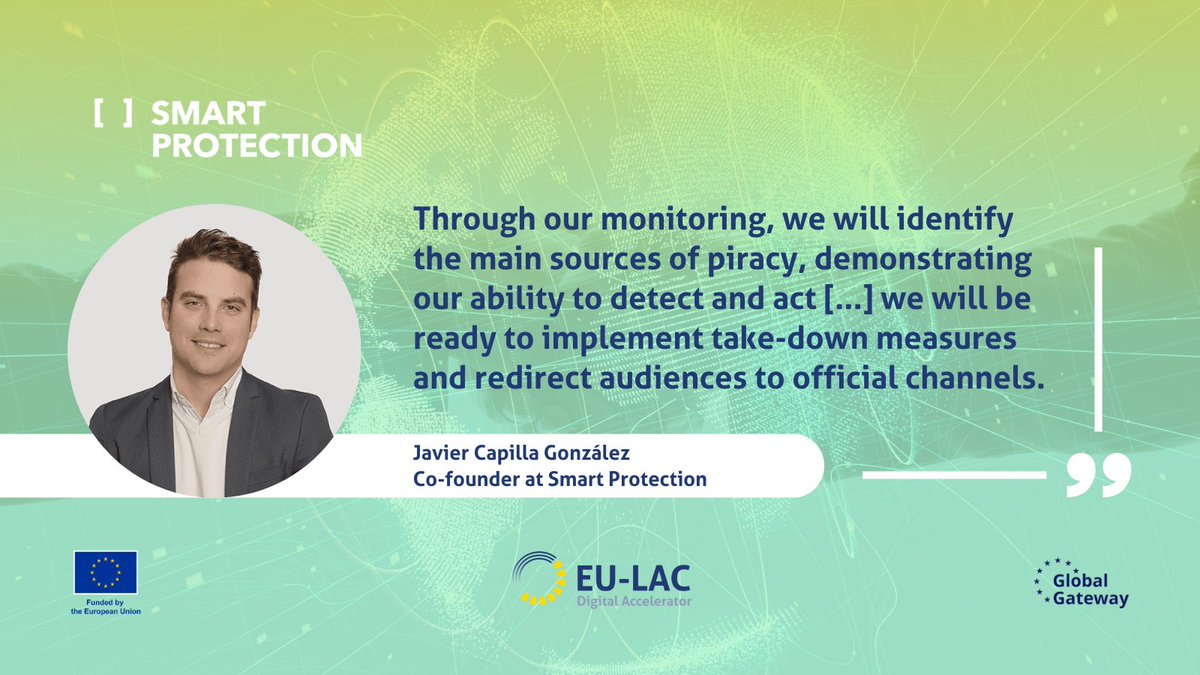EU-LAC Digital Accelerator (@eu_lac_accelera) on Twitter photo Stealing movies and shows from legal channels and platforms is no better than getting out of a restaurant without paying for your chicken and fries.
The Internet is the Wild West. The law exists, but implementing it is another story.
<a href="/_smartprotech/">Smart Protection</a>, a Spanish startup, makes its Stealing movies and shows from legal channels and platforms is no better than getting out of a restaurant without paying for your chicken and fries.
The Internet is the Wild West. The law exists, but implementing it is another story.
<a href="/_smartprotech/">Smart Protection</a>, a Spanish startup, makes its