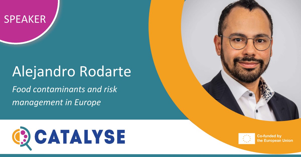 💥 Don’t miss Alejandro’s presentation at the upcoming #CATALYSE event!

Explore food contaminants and risk management in Europe on our #WorldFoodSafetyDay event this June.

🔗 More info here: ow.ly/XNQ450Vqgp2