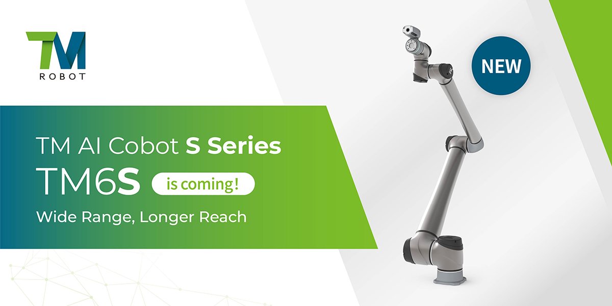 Say hello to the all-new TM6S Cobot! 🚀
With a super long 1800mm reach and 6kg payload, it’s built to take on more — from electronics assembly to inspection and material handling.
🤖 Reaches more workstations, handles more tasks
📦 Makes your automation smoother than ever