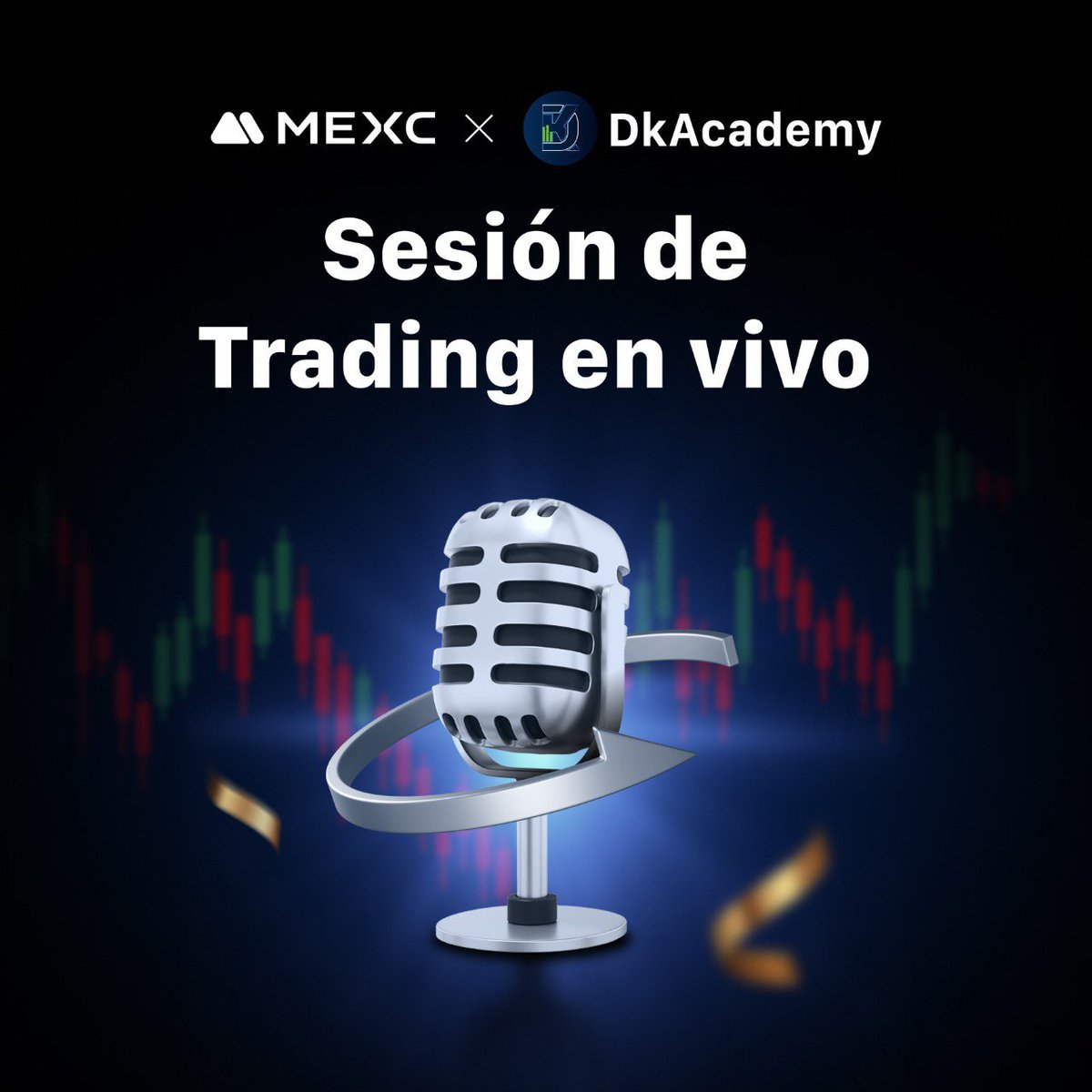 🔊 ¡La Comunidad Hispanohablante de MEXC presenta las "Sesiones de Trading en Vivo"! 🧠📈

📆 Todos los MIÉRCOLES, acompáñanos en un espacio pensado para todos los niveles: desde curiosos hasta traders activos.

🎙 Conduce: <a href="/DapperC_HH/">Christopher #DK</a> de DKAcademy

💬 Durante la transmisión en
