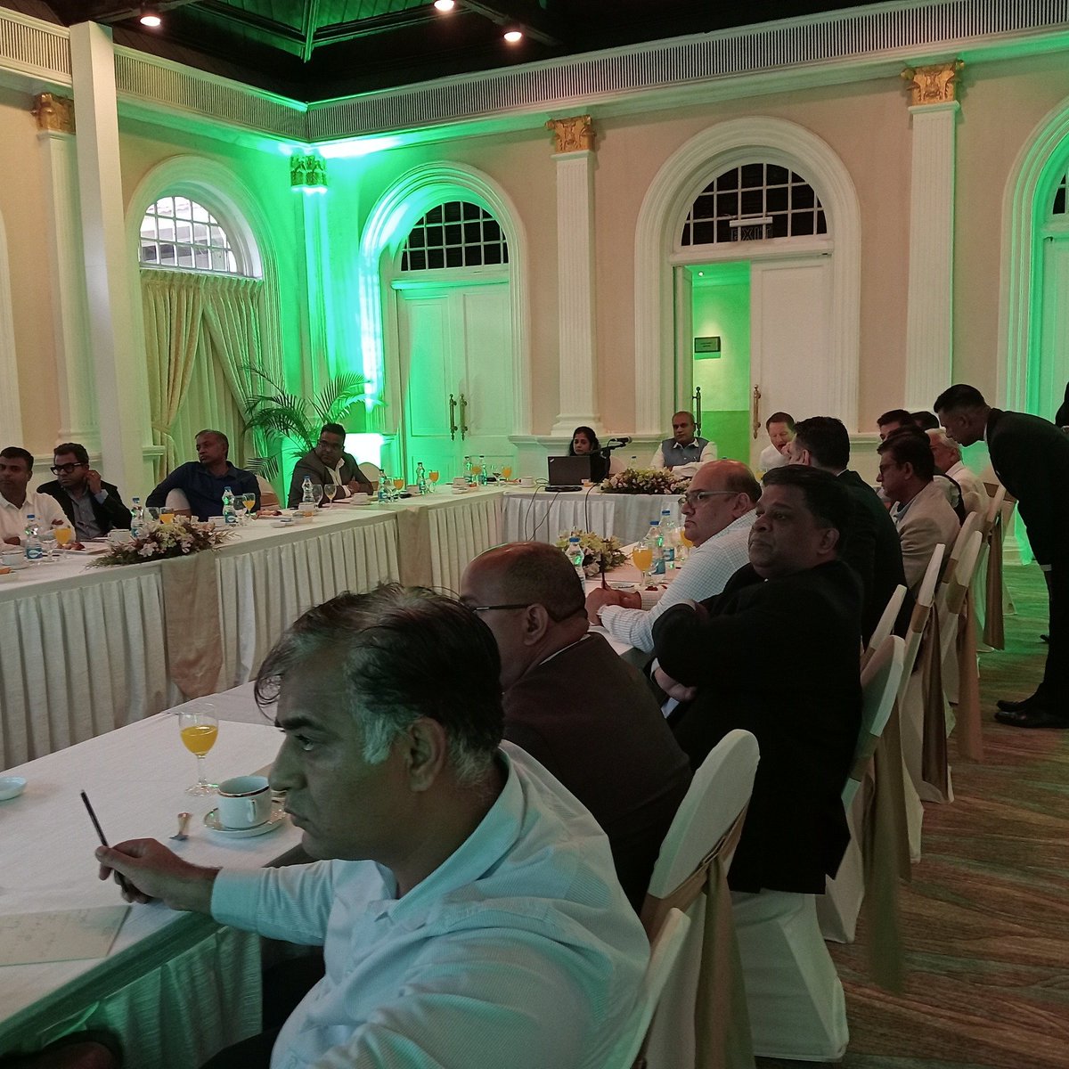 ICF and HSBC had a productive discussion on the present economy and a Market Update with  the visiting  analyst from HSBC Ms Aayushi Choudhary who has more than a decade of experience in economic and thematic research, covering India, Indonesia and Sri Lanka.