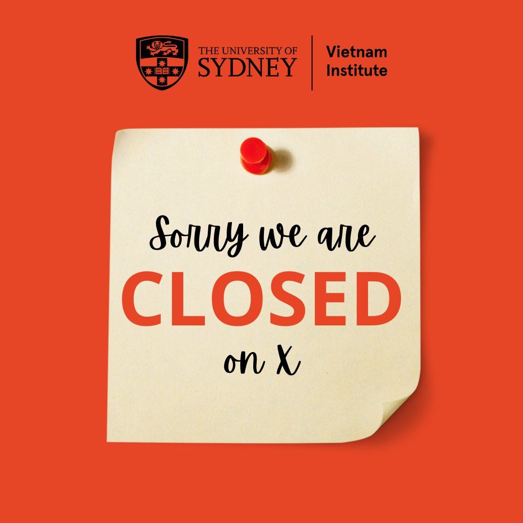 Hello! 
We would like to inform that we are no longer active on X.

To stay updated on our activities, please follow us on our new platform, Bluesky: bsky.app/profile/syd-vi….