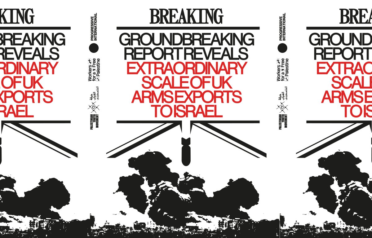 Progressive International (@progintl) on Twitter photo BREAKING 🇵🇸 The UK has sent more than 160,000 munitions to Israel since October 2023.
Today, a groundbreaking new report from the <a href="/ProgIntl/">Progressive International</a>, the <a href="/palyouthmvmt/">Palestinian Youth Movement</a> and <a href="/Workers4Pal/">Workers for a Free Palestine</a> reveals the extraordinary scale of UK arms exports to Israel since the start of the Gaza genocide. BREAKING 🇵🇸 The UK has sent more than 160,000 munitions to Israel since October 2023.
Today, a groundbreaking new report from the <a href="/ProgIntl/">Progressive International</a>, the <a href="/palyouthmvmt/">Palestinian Youth Movement</a> and <a href="/Workers4Pal/">Workers for a Free Palestine</a> reveals the extraordinary scale of UK arms exports to Israel since the start of the Gaza genocide.