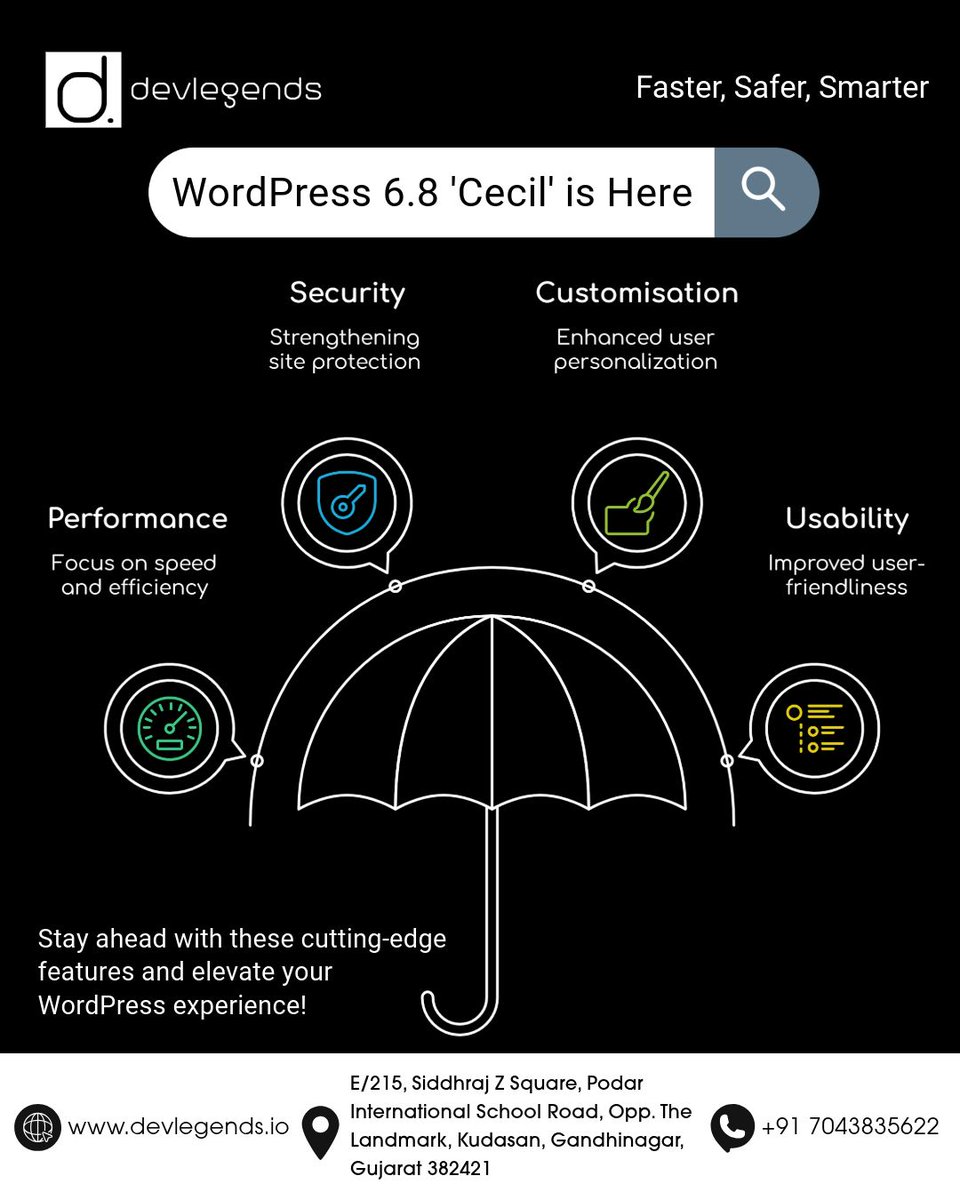 devlegendstech's tweet image. WordPress 6.8 “Cecil” is here! 🚀 Enjoy faster loading, better security with Bcrypt, revamped Style Book, enhanced Query Loop &amp;amp; more accessibility! Upgrade your WP game now! 🌐 bit.ly/42Kgkvt 
#WordPress68 #WordPress #DevLegends #DevLegendsTech #WebDevelopment