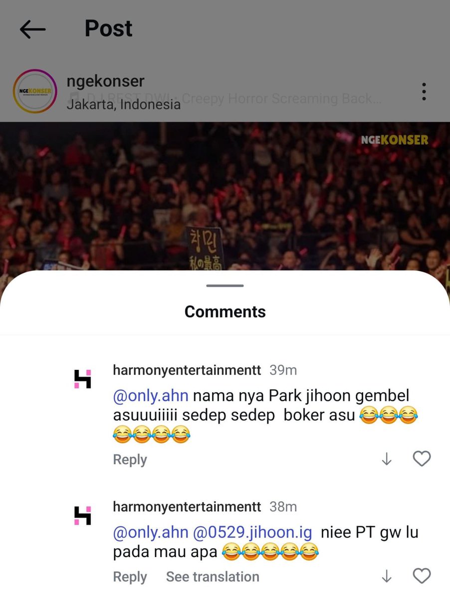 guys ini bukan seventeen related tp klo bisa apa boleh bantuu retweetnya?

jdi basically ini adalah promotor yang seharusnya membawa park jihoon ke indonesia tanggal 19 april kemaren. cmn tbtb h-3 (kalo ga salah) tbtb agensi jihoon bilang kalo fanmeet di jakarta dibatalkan karena