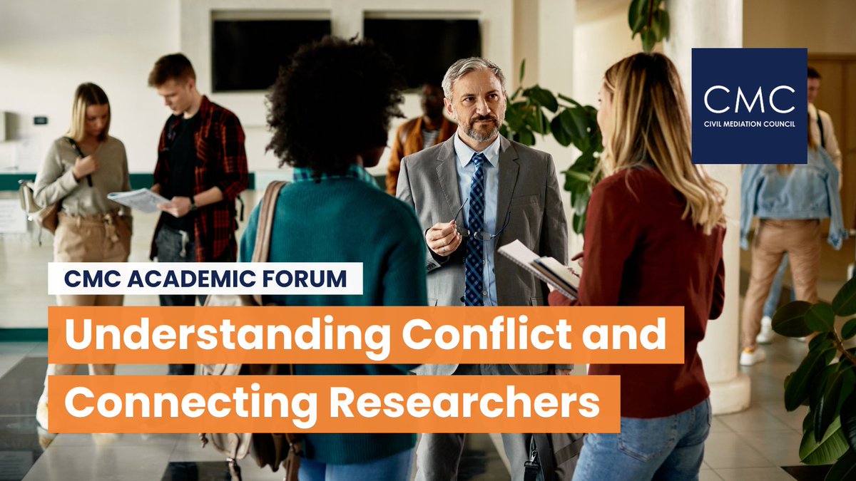 At the CMC #Academic #Forum, <a href="/ZoraKizilyurek/">Zora Kizilyurek</a> (<a href="/UniofNewcastle/">Newcastle University</a>) and Prof Jane Bryan (<a href="/Warwick_Law/">Warwick Law School</a>) presented the new #ADR Researchers #Network. <a href="/VHarrisADR/">Victoria Harris</a> shared resources on conflict and mental health. A powerful session on research &amp; #mentalhealth: civilmediation.org/academic-forum…