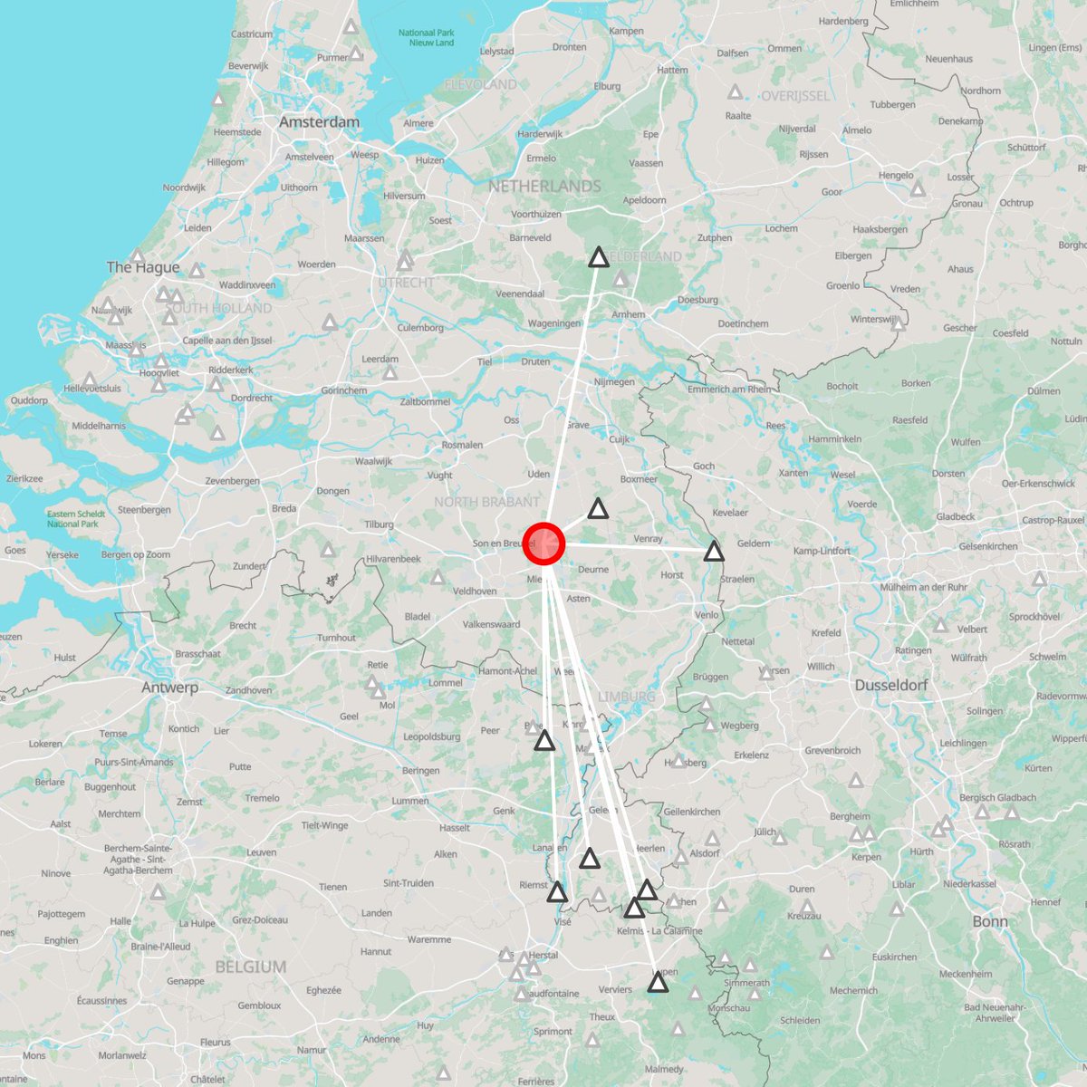 Recente aardbeving in Nederland: op 06-05-2025 om 16:06:23 UTC (18:06:23 NL) vond bij #Aarle-Rixtel een #aardbeving plaats met een magnitude van 1,8 (reviewed). knmi.nl/nederland-nu/s…

Melding ontvangen bij een aardbeving? Download de KNMI-app.
#KNMI