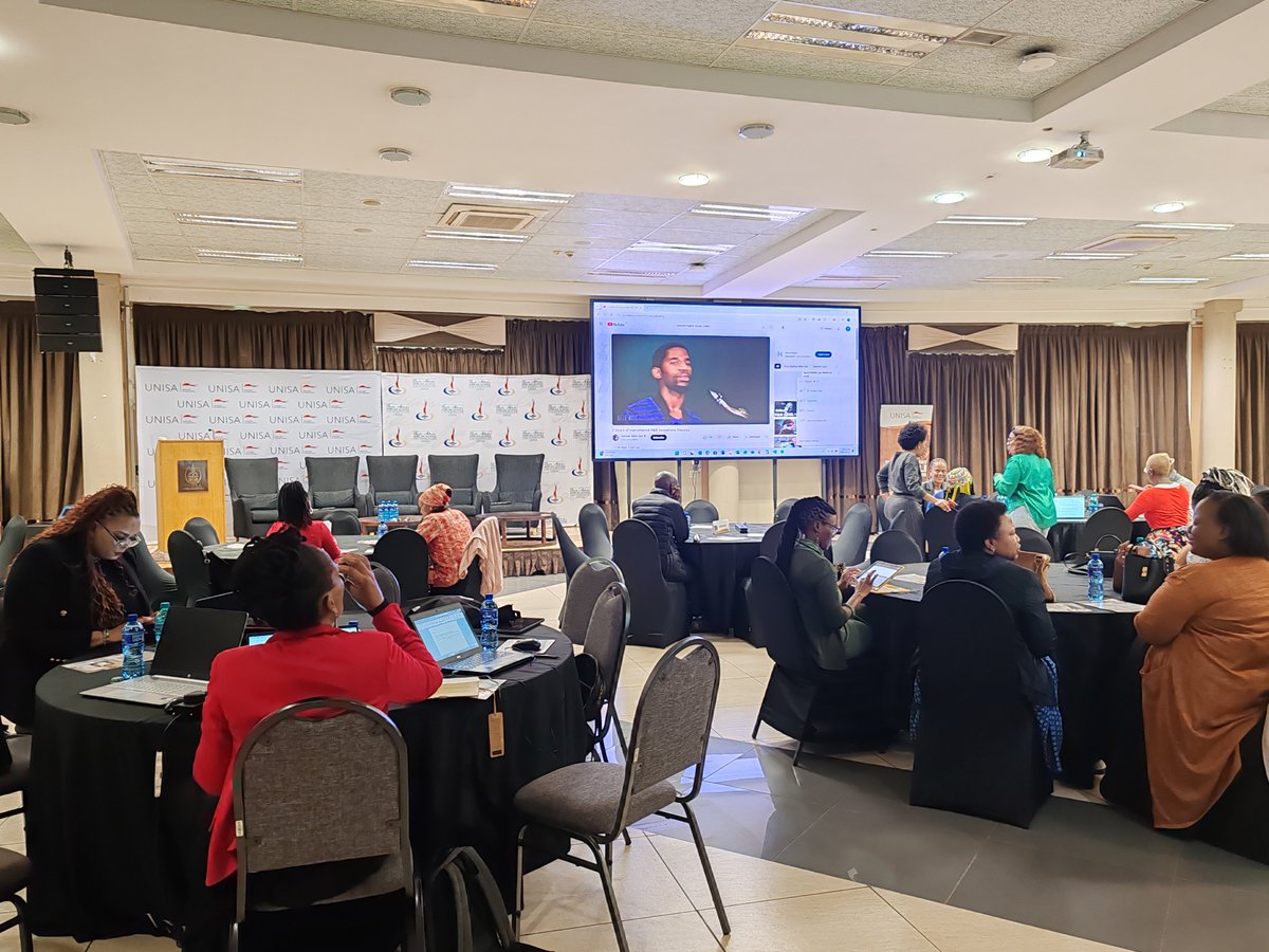 UnisaTransform1's tweet photo. #DelegatesEngagement📌 The @unisa Department of Leadership and Transformation in collaboration with @LuthuliResearch &amp; @MbekiSchool presents Inyathi Ibuzwa Kwabaphambili Book Discussion🎊
#Unisa150andBeyond #INYATHIIBUZWAKWABAPHAMBILI@Unisa #UnisaInyathiBookDiscussion https://t.co/Wz8sOdSAJH