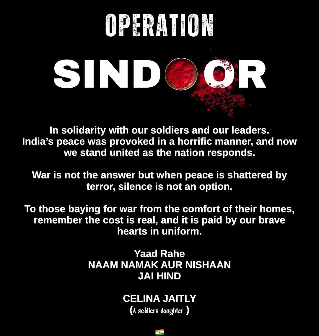 #JaiHind #IndianArmy एक चुटकी सिंदूर की कीमत- तुम क्या जानोगे | India has always been the land of peace, war is not the answer but when peace is shattered by terror , SILENCE IS NOT AN OPTION.  For all those women and children who’s fathers &amp; brothers were BRUTALLY massacred