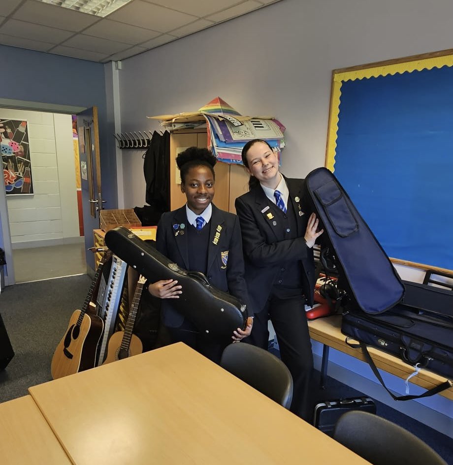 Thank you so much <a href="/CluthaTrust/">The Clutha Trust</a> the instruments. The pupils at St Andrew’s are incredibly grateful <a href="/StAndrewsRCSec/">St Andrew's Secondary School</a>