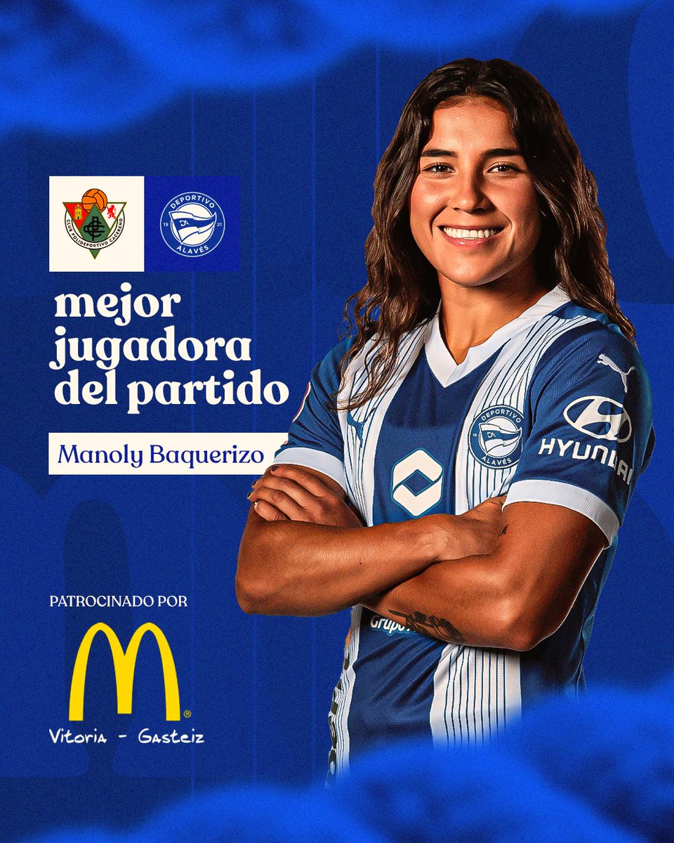 🌟 ¡La mejor albiazul del #CacereñoFemAlavés! 🌟

𝕓𝕪 𝕄𝕔𝔻𝕠𝕟𝕒𝕝𝕕'𝕤 𝕍𝕚𝕥𝕠𝕣𝕚𝕒-𝔾𝕒𝕤𝕥𝕖𝕚𝕫 🍔

¡Enhorabuena, <a href="/Manoly_Baqueriz/">Manoly</a>!

#GoazenGloriosas ⚪️🔵