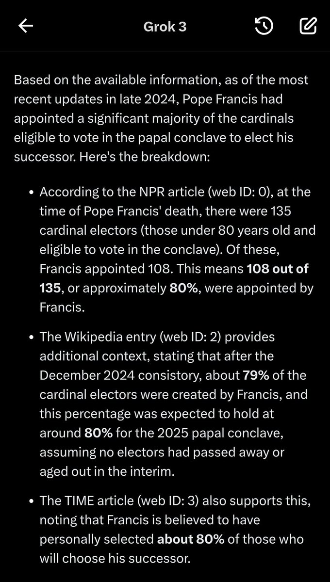 Sorry, Catholic friends -- as an atheist sitting out here in the cheap seats, I hate to be the one to break it to you, but you folks are probably getting Pope Woke II.

108 of the 135 -- or approximately 80% -- of the cardinals currently mulling the installation of the next CEO