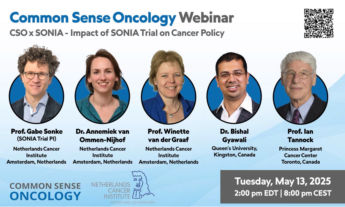 You do NOT want to miss the next CSO Webinar, even if you don’t treat breast cancer.
In the next CSO Webinar, the PIs of the famous SONIA trial are joining us to discuss not just the results of SONIA but the policy implications of it. We will talk de-escalation design, trial