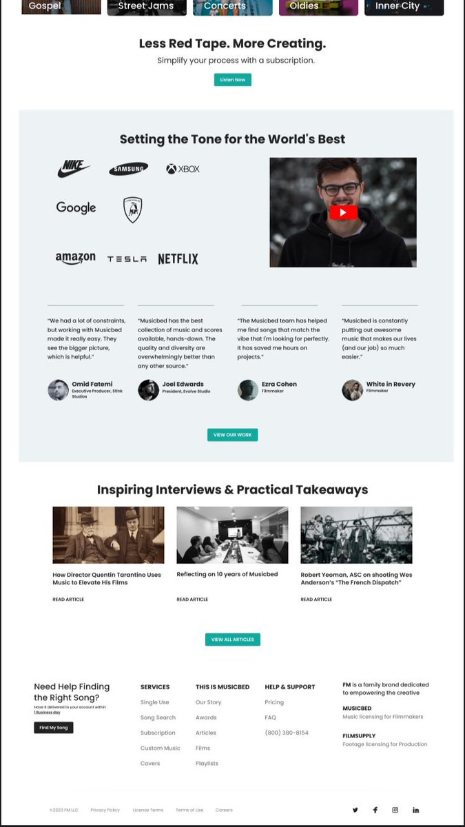 One of which I probably never posted.. 
#MusicBed