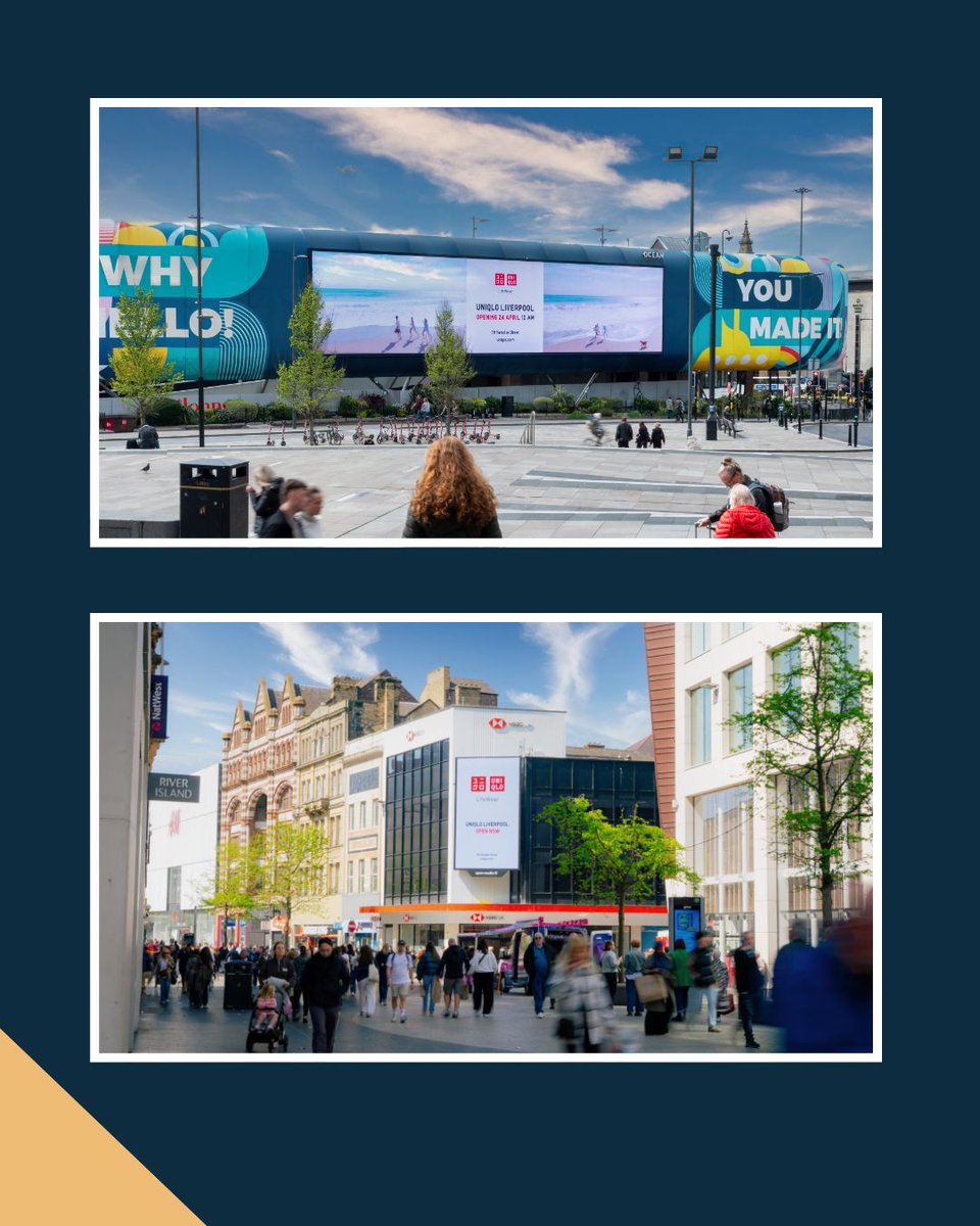 We were excited to support <a href="/UNIQLO_UK/">UNIQLO UK</a>  with the launch of their new store in Liverpool ONE. 

Big thanks to our collaborators on this project, Complete Creative Communication Ltd and <a href="/Guerillascope/">Guerillascope</a>  

#oohcollaboration #UNIQLO #storeopening #LiverpoolONE