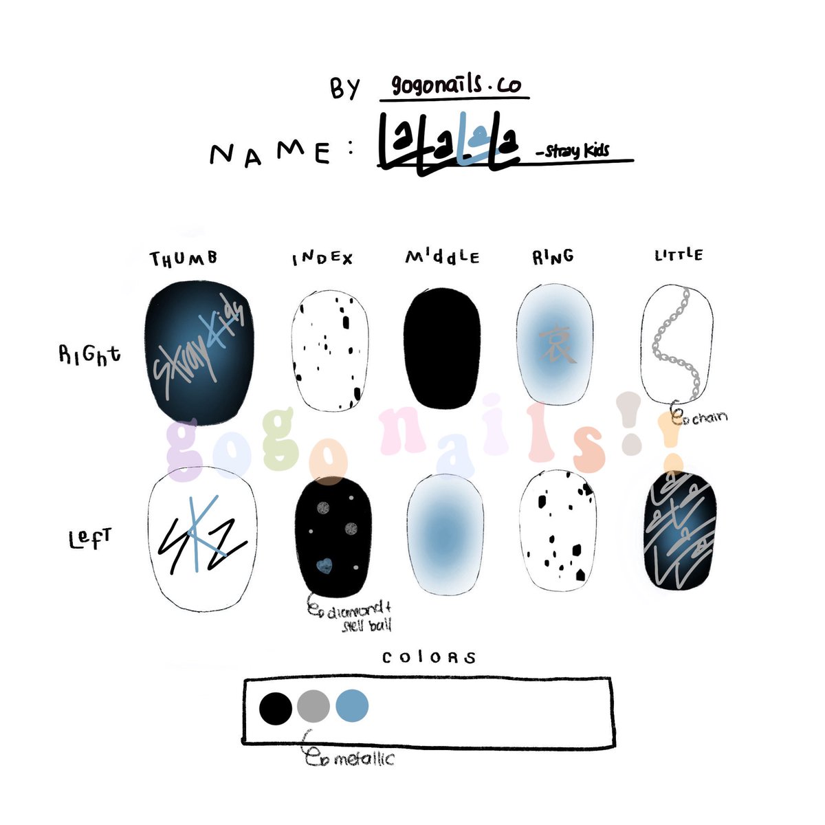 gogonails99's tweet image. jatuh cinta sama birunya🩵 
#nail #pressonnails #nailart #kpop