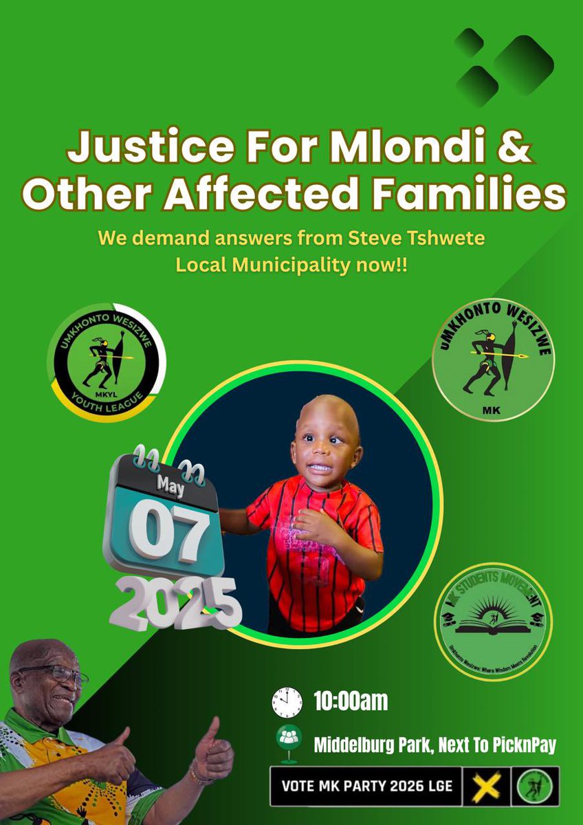 MasingaMbalenhl's tweet image. Justice for Mlondi & all affected families
#WeDemandJustice 💚🖤💛