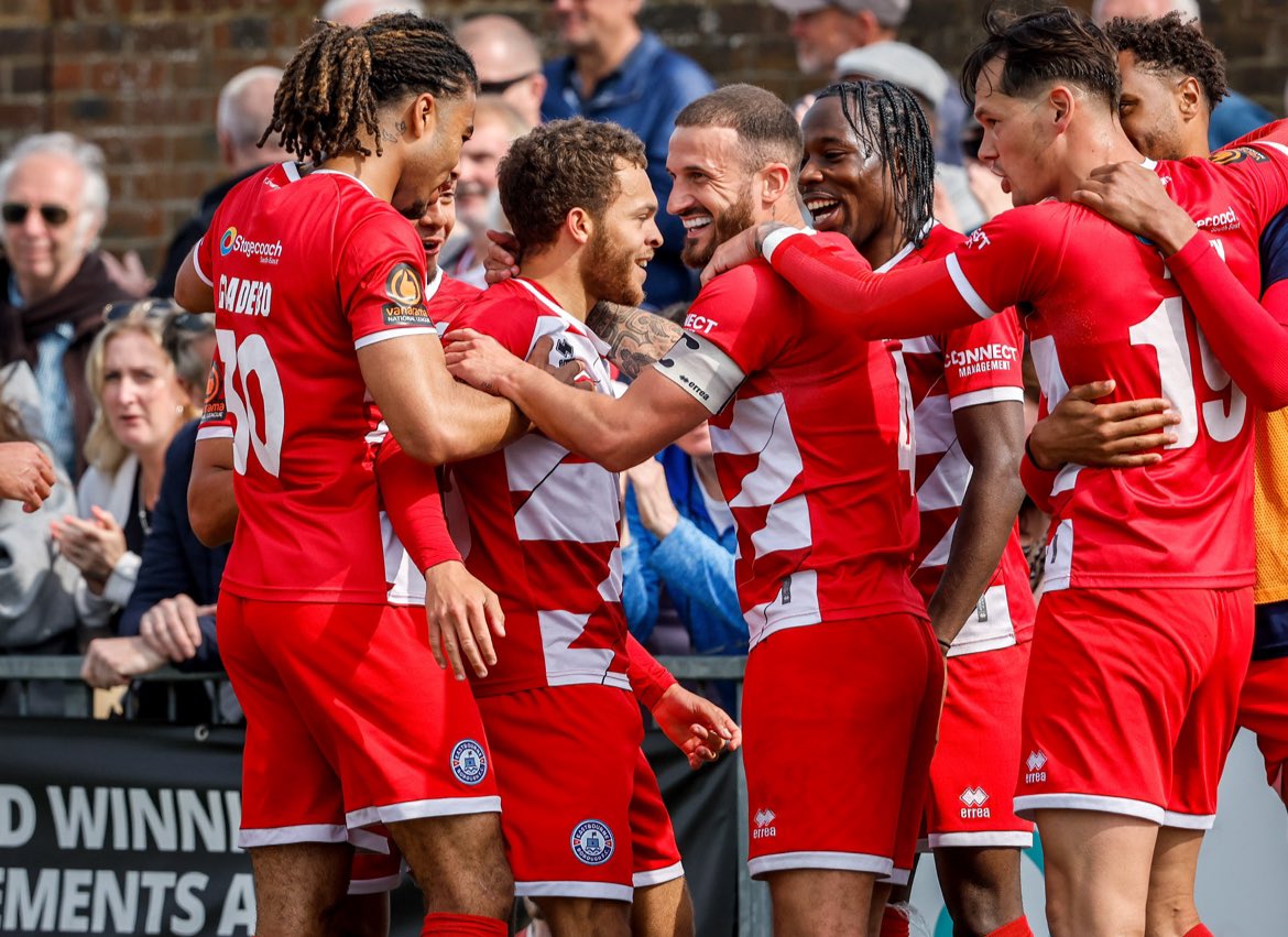 24/25..
After a few days to reflect, a journey we can all be proud of.
A group of players and staff that invested everything,everyday, to achieve what we set out to do. We came so close but it wasn’t to be, that’s football.
Thank you to the fans for your support
<a href="/ebfc_official/">Eastbourne Borough FC</a> ❤️