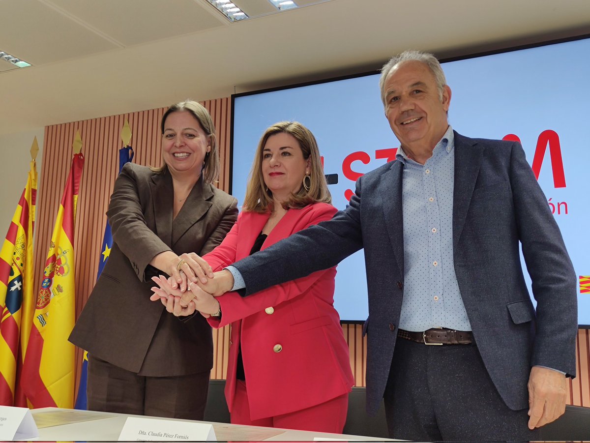 Nuevo paso para unir y multiplicar en el impulso de vocaciones y formación #Steam con <a href="/Inaempleo/">Inaem</a> <a href="/GobAragon/">Gobierno de Aragón</a> sumándose a Alianza +STEAM Aragón 
<a href="/Directivas_ARGN/">Directivas de Aragon</a>