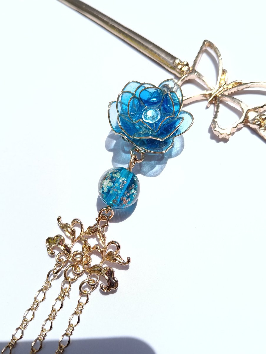 久し振りに簪に仕立て上げました。中華風で透明感には自信があります
#ハンドメイド好きさんとつながりたい