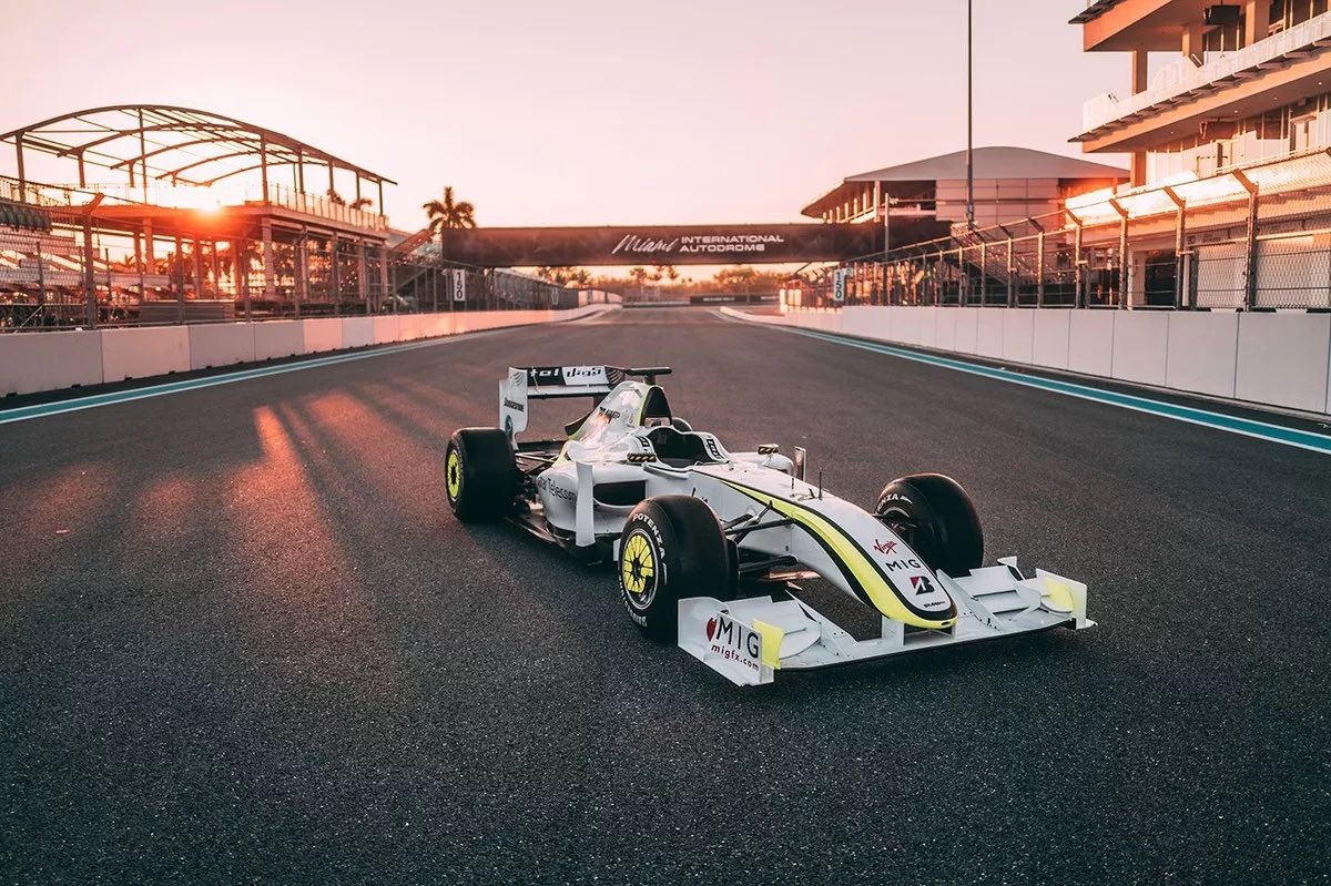 BrawnGP1's tweet image. Chassis 001/01, one of only three BGP 001 cars ever built from the team's incredible 2009 season has been sold at auction forΒ $3.8 million. This came during the 2025 Miami Grand Prix weekend