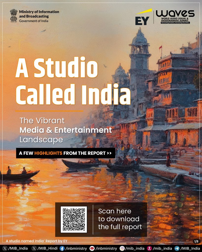 WAVESummitIndia's tweet image. &quot;India is one of the world’s leading content creation hubs in the global media and
entertainment (M&amp;amp;E) landscape,&quot; reveals EY&apos;s recent report. 

#CreateInIndiaChallenge #WAVES #WAVES2025 #WAVESIndia #WAVESummit #WAVESummitIndia