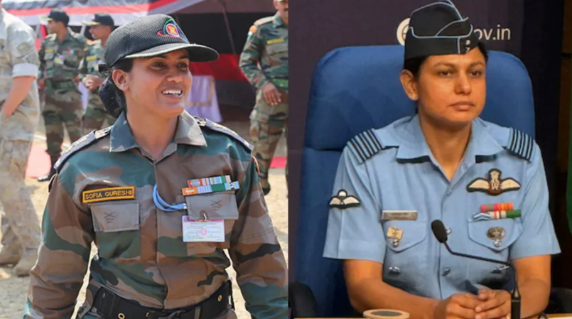 SheThePeople's tweet image. Wing Commander Vyomika Singh and Colonel Sofiya Qureshi – led India’s anti-terror operation, Operation Sindoor. Missile strikes took place across PoK targeting nine terror camps.

#WingCommander #OperationSindoor #IndvsPak 

shethepeople.tv/news/commander…