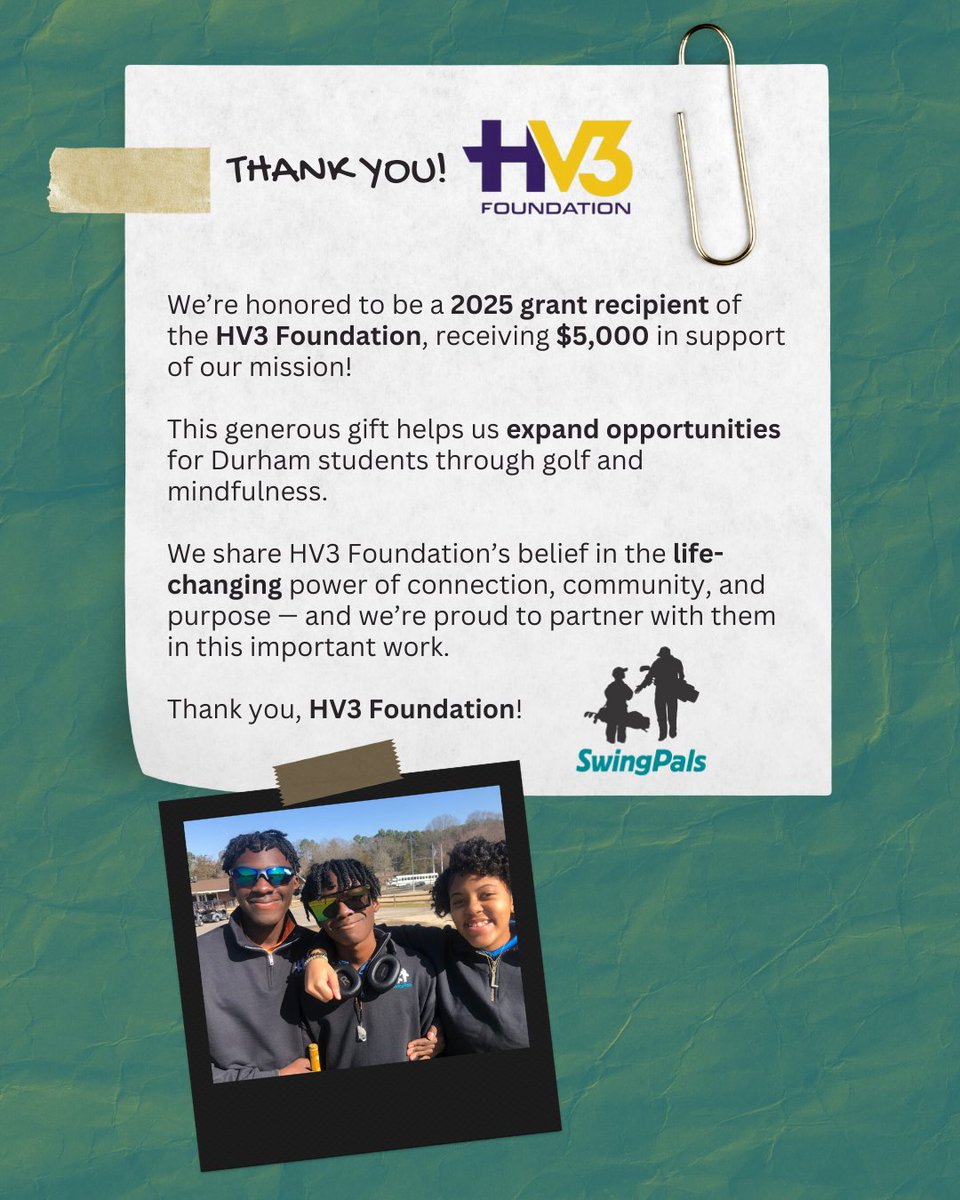 Thank you, HV3 Foundation!

<a href="/hv3_foundation/">HV3 Foundation</a> <a href="/HV3_Golf/">Harold Varner III</a> 

hv3foundation.org