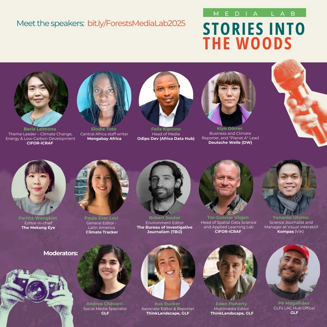 🎙️ Malam ini, pukul 20.00 WIB!

Jangan lewatkan Media Lab: Stories into the Woods 🌲
Pelajari cara menyampaikan cerita tentang hutan dengan cara yang kuat &amp; menyentuh.

🎟️ Daftar gratis: s.id/MediaLab-07May

#ForestsMatter #ForestVoices <a href="/wJiUtomo/">Yunan</a>