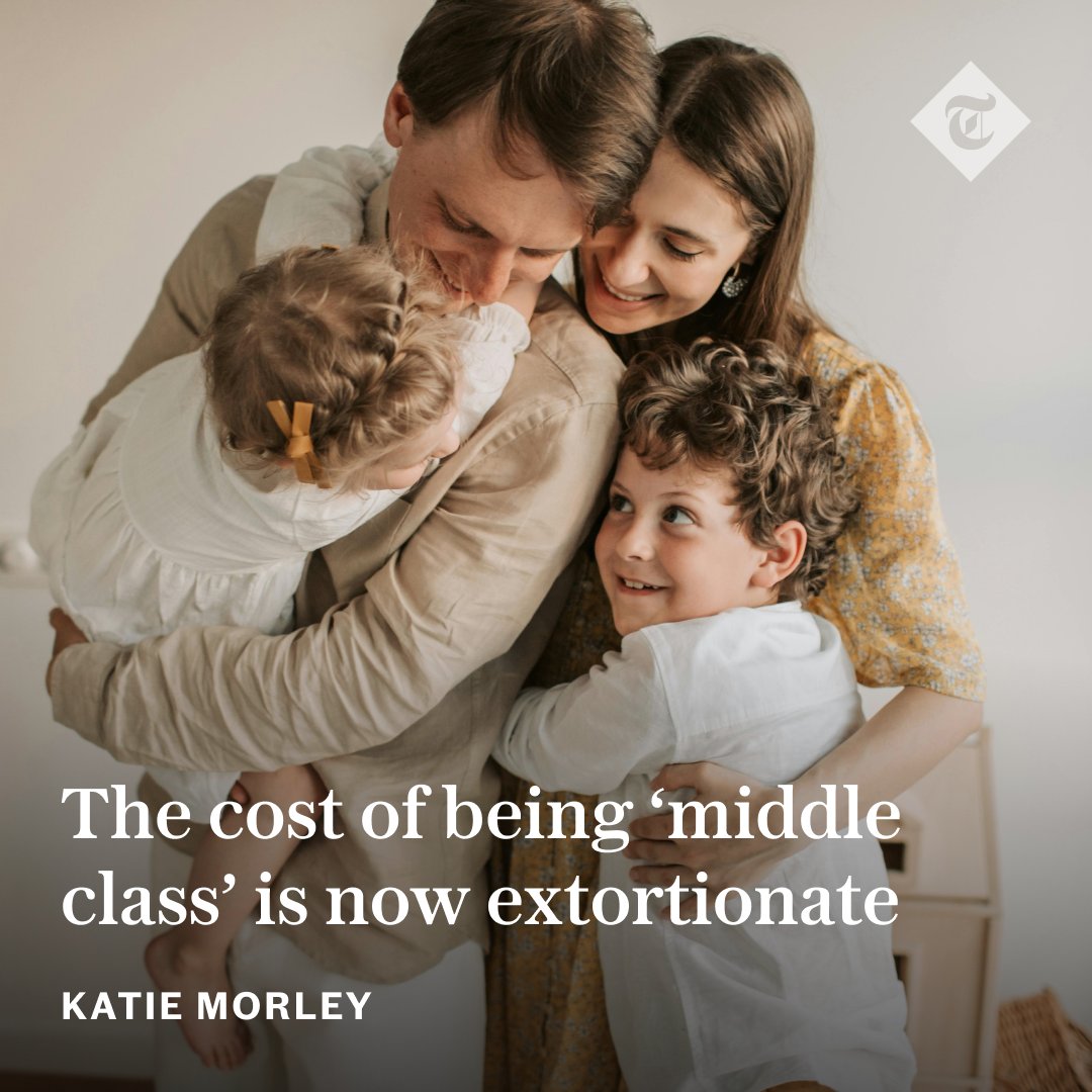 ✍️ 'It used to be that if you went to university, got a high-flying job and worked your way up the career ladder, then a comfortable, middle-class lifestyle would reliably await you. But times have changed.' | Writes Katie Morley 

Read the full column 👇
telegraph.co.uk/money/cost-mid…