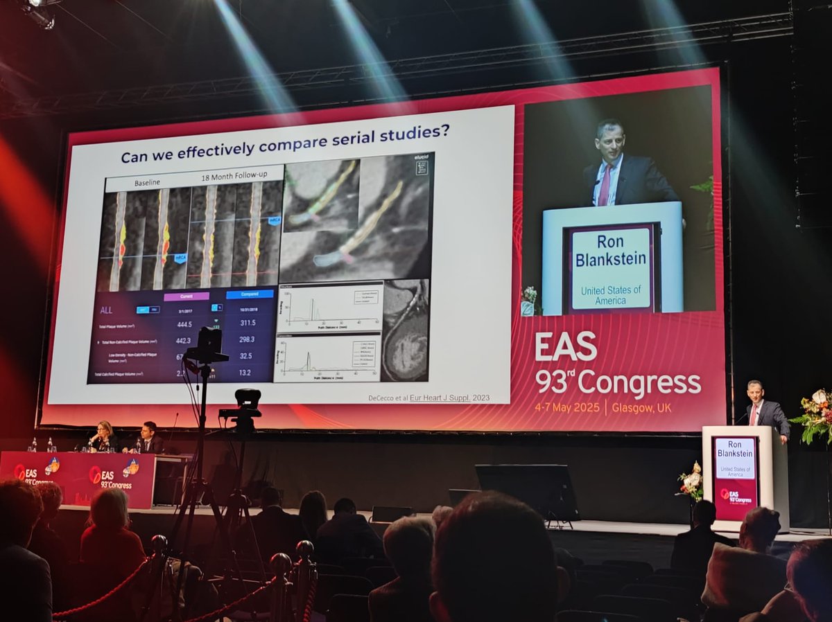 Federica Fogacci (@federicafogacci) on Twitter photo Plaque imaging can be used as a surrogate endpoint in clinical trials. First measure of efficacy? % change in non-calcified plaque volume. But in clinical practice, how can we effectively compare serial results? #EASCongress2025 #MyEAS2025 <a href="/EASCongress/">EAS Congress</a> <a href="/society_eas/">European Atherosclerosis Society</a> Plaque imaging can be used as a surrogate endpoint in clinical trials. First measure of efficacy? % change in non-calcified plaque volume. But in clinical practice, how can we effectively compare serial results? #EASCongress2025 #MyEAS2025 <a href="/EASCongress/">EAS Congress</a> <a href="/society_eas/">European Atherosclerosis Society</a>