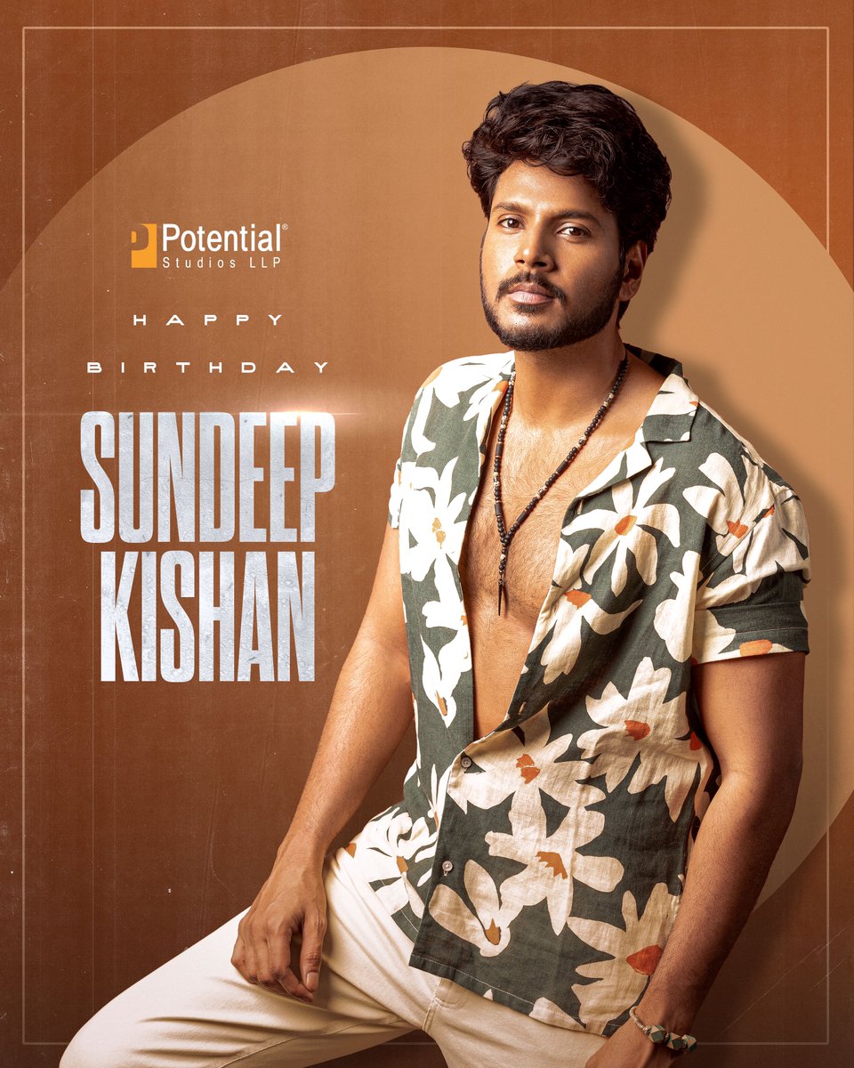 Potential Studios LLP (@potential_st) on Twitter photo Wishing a very Happy Birthday to the talented and dynamic <a href="/sundeepkishan/">Sundeep Kishan</a>! Keep rising and shining!✨
#HBDSundeepKishan Wishing a very Happy Birthday to the talented and dynamic <a href="/sundeepkishan/">Sundeep Kishan</a>! Keep rising and shining!✨
#HBDSundeepKishan