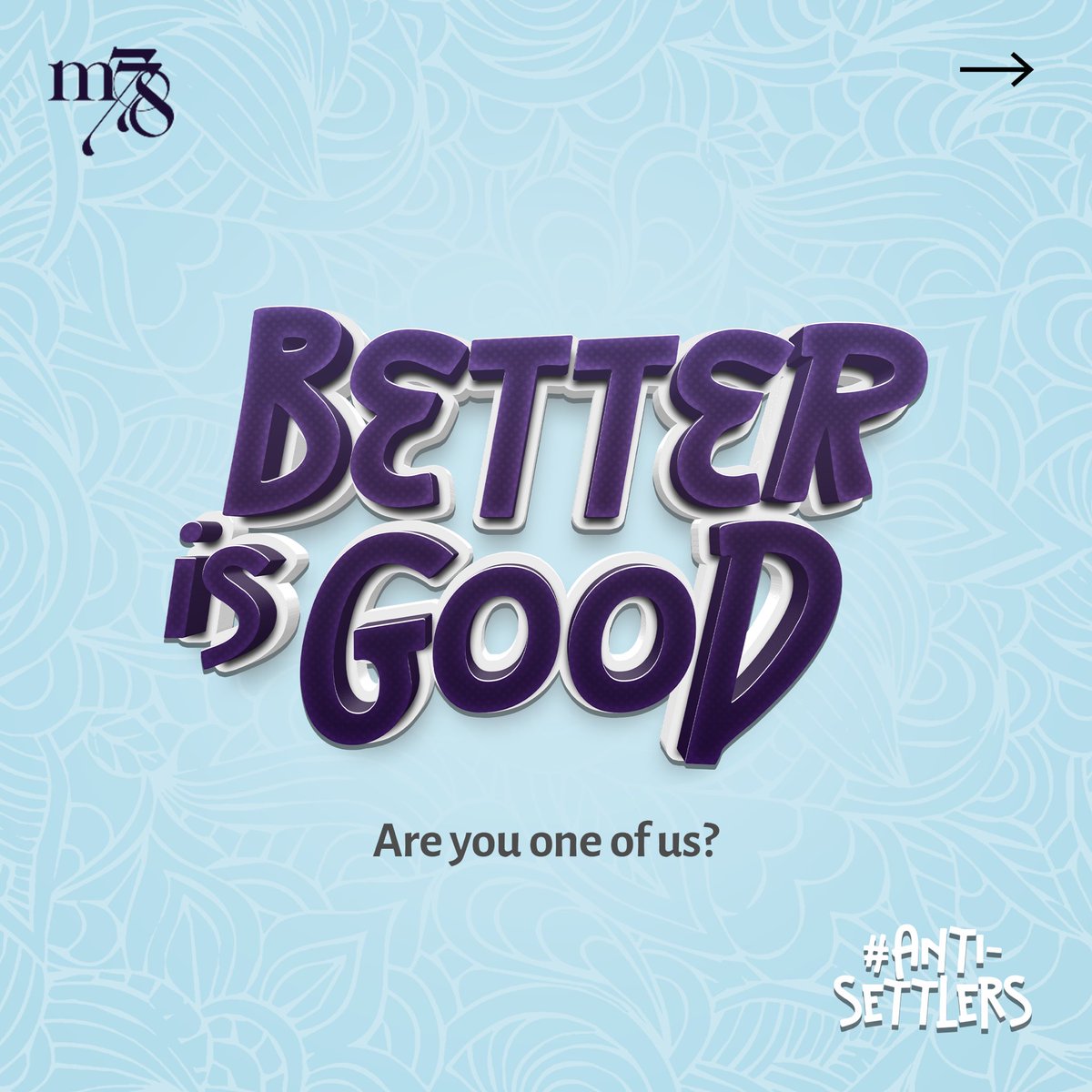 MSeven7Eight's tweet photo. We don’t whisper. We don’t wait. We never settle. 🔥
We are M778—a team, a force, a movement. Tag someone who is done settling.
#AntiSettlers #M778 #BrandExperience #CreativeStrategy #WeNeverSettle #Disruptors #BrandMovement #GameChangers #MarketingThatHits https://t.co/TUnrruVP4j