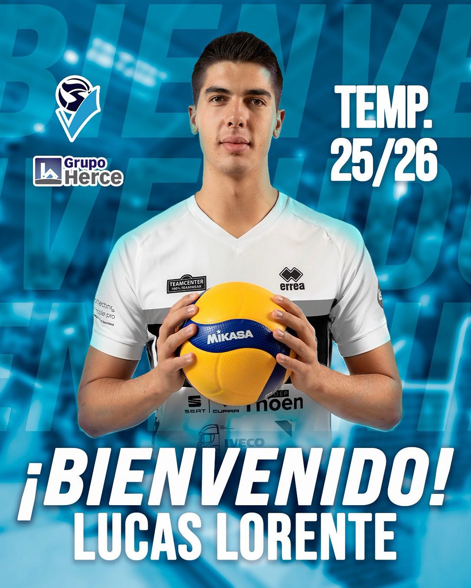 🏐 ¡Lucas Lorente vuelve a casa!
Tras una gran temporada en Bélgica, el colocador soriano regresa a Grupo Herce Soria como el primer fichaje para la 2025-2026. Experiencia internacional, talento local y una dirección de juego de garantías. 💪🩵