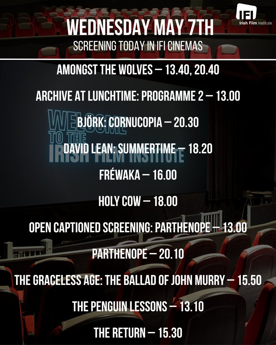 📽️ Screening today at the IFI 🎟️

👉 ifi.ie/whats-on/