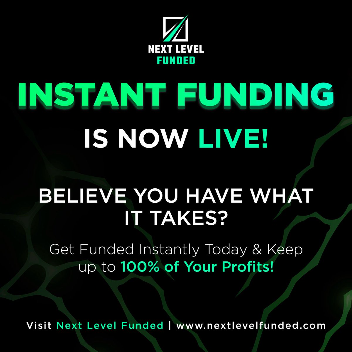 Ready, set, GO! 🔥

Instant funding is now LIVE at nextlevelfunded.com

Stay tuned for some exciting news and tag your friend in this post, you guys might get lucky. 👀