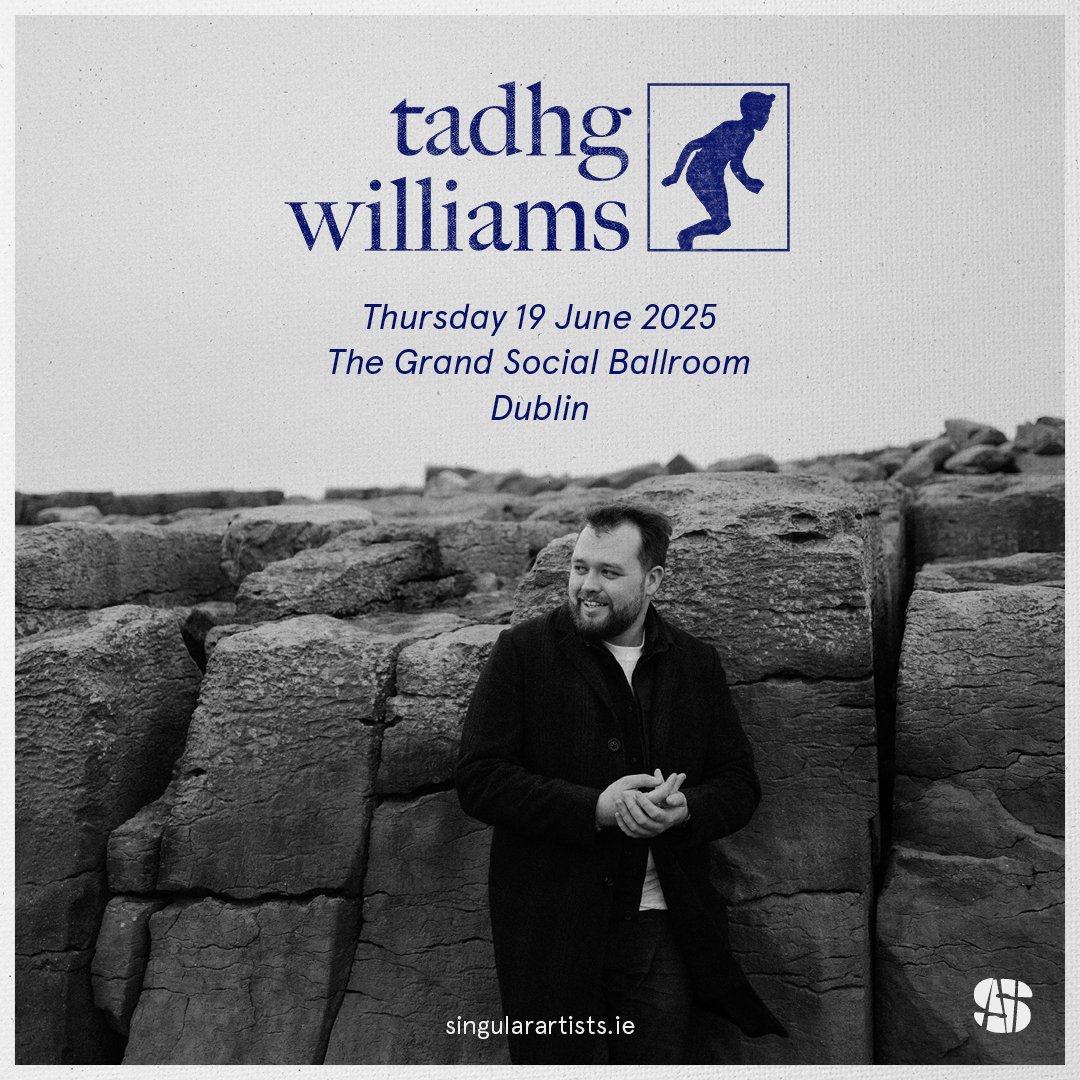 Ticketmaster Ireland (@ticketmasterire) on Twitter photo 💫 Folk-rocker Tadhg Williams brings the 'This Tour is a Nixer' tour to <a href="/TGSDublin/">The Grand Social</a> Ballroom on 19 June 2025.
🎟️ Tickets on sale Friday at 10am bit.ly/4jJCzb5 💫 Folk-rocker Tadhg Williams brings the 'This Tour is a Nixer' tour to <a href="/TGSDublin/">The Grand Social</a> Ballroom on 19 June 2025.
🎟️ Tickets on sale Friday at 10am bit.ly/4jJCzb5