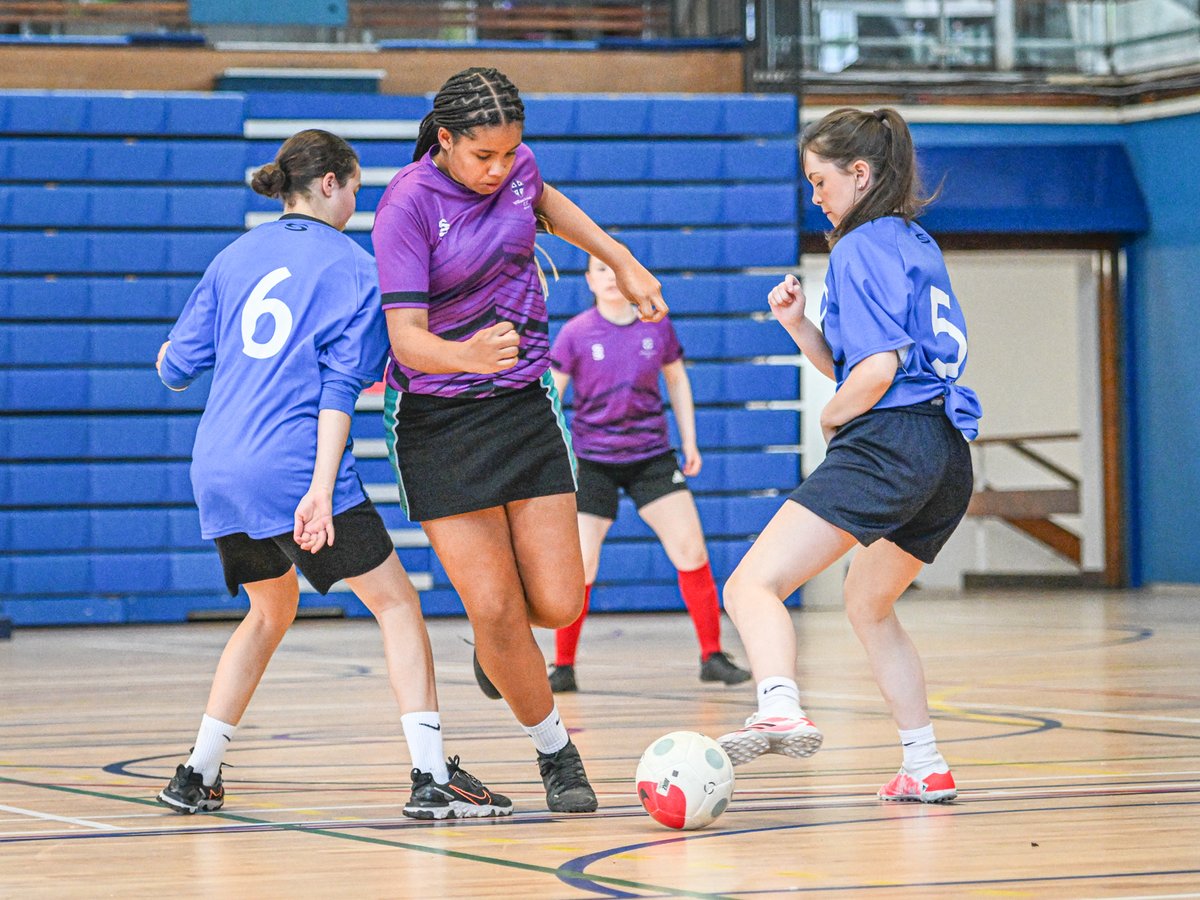 The LYG Futsal Finals are happening today at Crystal Palace, with 13-15 year olds from across London competing. The event - part of the School Games - gives teams to the chance to put their skills to the test and compete for the trophy. The boys are playing this morning and the