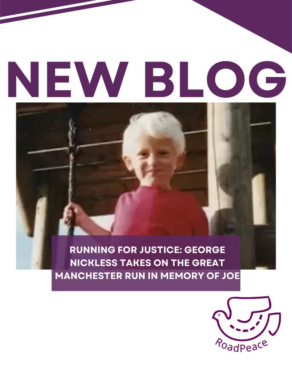 RoadPeace's tweet image. Running for Justice: George Nickless Takes on the Great Manchester Run in Memory of Joe, who was tragically killed by a dangerous driver. 

➡️ Read his powerful story roadpeace.org/george-nickles…

#RunningForJustice #GreatManchesterRun #InMemoryOfJoe #RoadPeace