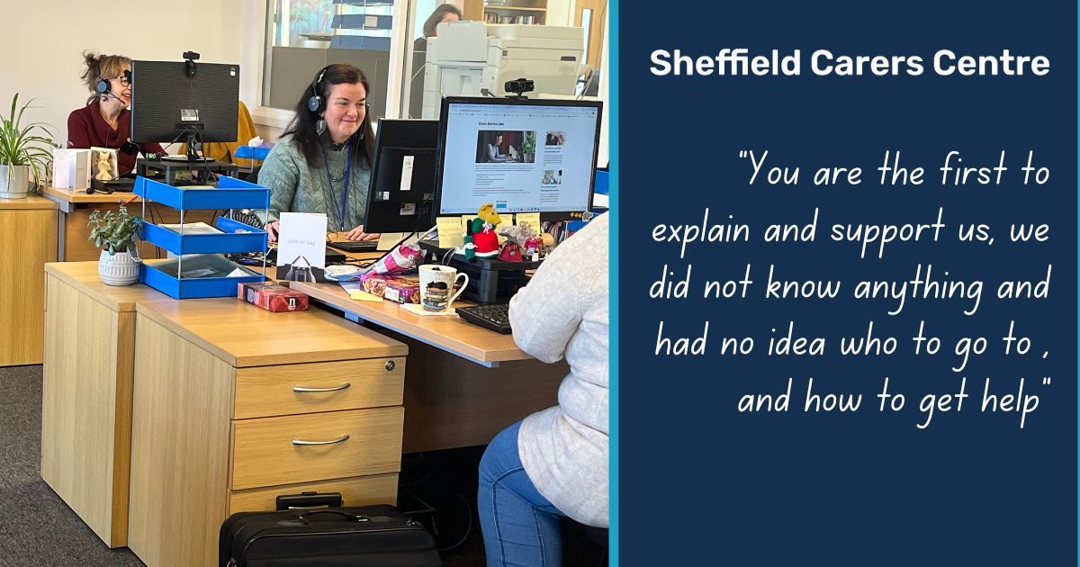 Our Carer Advice Line signposts and supports unpaid carers five days a week to help them deal with the many pressures of their caring role. Find out more about our services here: sheffieldcarers.org.uk/i-am-a-carer-s…
