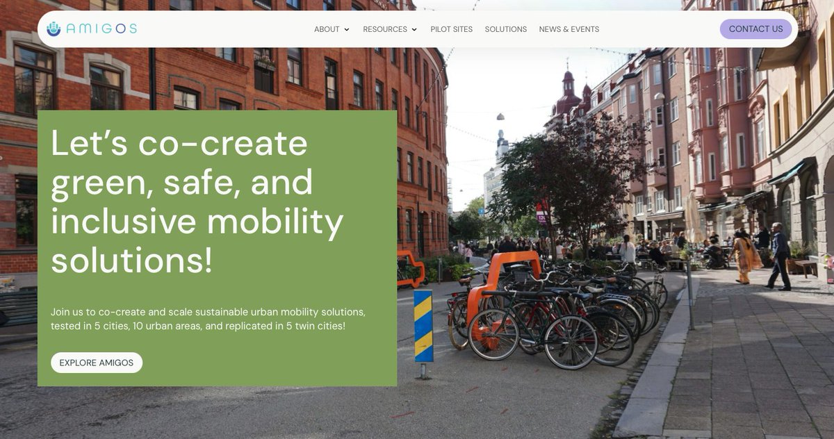 Tree Technology's R&D (@tree_rd) on Twitter photo We're proud to join the #AMIGOS project to boost urban mobility using #AI and #BigData. We're building a platform to analyze data and predict traffic & pollution in 5 cities and 10 urban areas. Let's create safer, smarter cities together! 🌍
🔗 amigos-project.eu We're proud to join the #AMIGOS project to boost urban mobility using #AI and #BigData. We're building a platform to analyze data and predict traffic & pollution in 5 cities and 10 urban areas. Let's create safer, smarter cities together! 🌍
🔗 amigos-project.eu